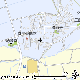 福岡県筑後市西牟田5948周辺の地図
