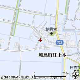 西江上公民館周辺の地図