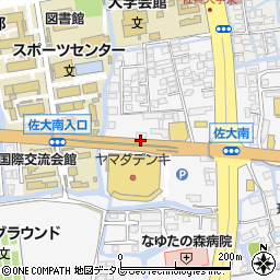 まいどおおきに食堂 佐賀本庄食堂周辺の地図