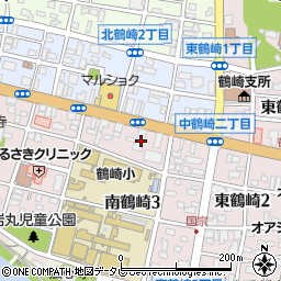 大分銀行鶴崎支店周辺の地図