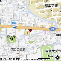 吉野家 ２０８号線佐賀大学前店周辺の地図