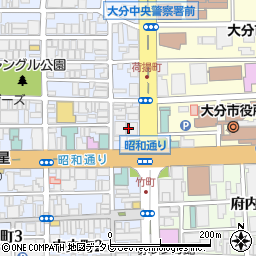 西日本新聞社大分総局周辺の地図