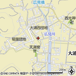 愛媛県宇和島市大浦1758周辺の地図