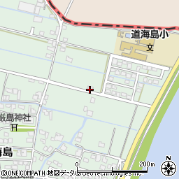 福岡県大川市道海島222周辺の地図