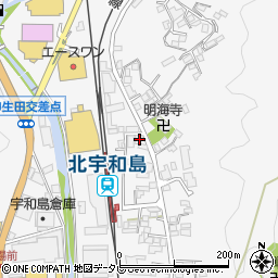 愛媛県宇和島市伊吹町1258周辺の地図