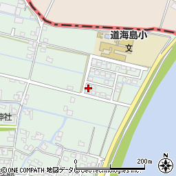 福岡県大川市道海島92-14周辺の地図