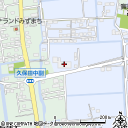 佐賀県佐賀市久保田町大字新田402周辺の地図