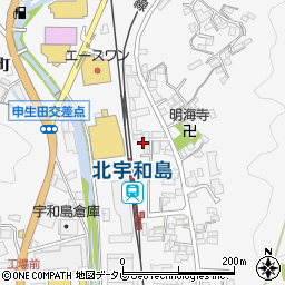 愛媛県宇和島市伊吹町1253周辺の地図