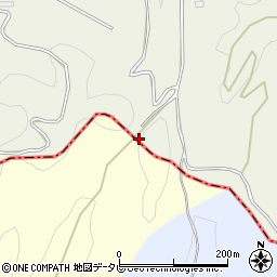 志久峠周辺の地図