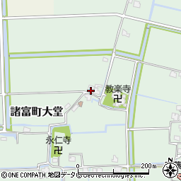 佐賀県佐賀市諸富町大字大堂608周辺の地図