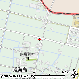福岡県大川市道海島175-3周辺の地図
