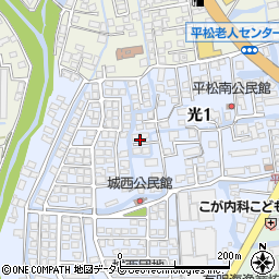 〒840-0033 佐賀県佐賀市光の地図