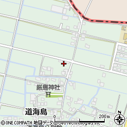 福岡県大川市道海島175-5周辺の地図