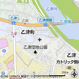 大分県大分市乙津町13-3周辺の地図