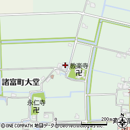 佐賀県佐賀市諸富町大字大堂608-1周辺の地図