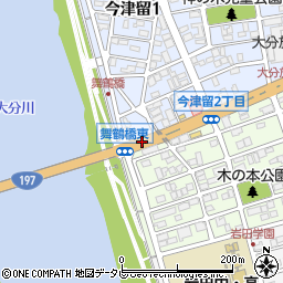 舞鶴橋周辺の地図