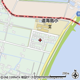 福岡県大川市道海島92周辺の地図