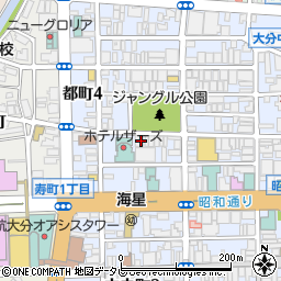 韓国苑 都町店周辺の地図