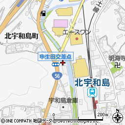 ファミリーマート宇和島伊吹町店周辺の地図