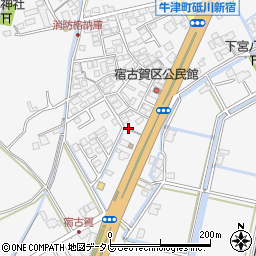 佐賀県小城市牛津町上砥川484-2周辺の地図