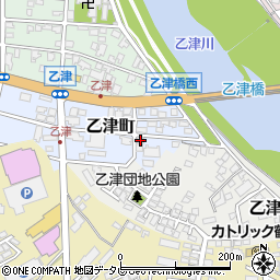 大分県大分市乙津町13-10周辺の地図