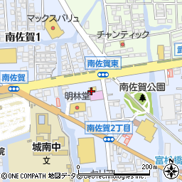 セブンイレブン佐賀南佐賀店周辺の地図