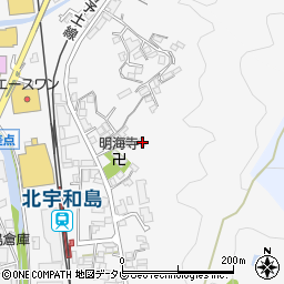 愛媛県宇和島市伊吹町1286周辺の地図