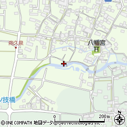 福岡県八女郡広川町久泉194-2周辺の地図