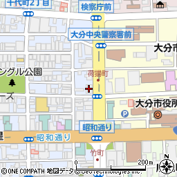 株式会社読売旅行　大分営業所周辺の地図