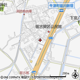 佐賀県小城市牛津町上砥川484-68周辺の地図