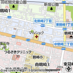大分銀行マルショク鶴崎店 ＡＴＭ周辺の地図