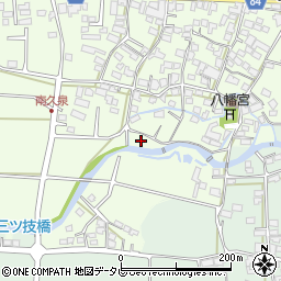 福岡県八女郡広川町久泉194-1周辺の地図