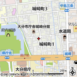チクシ電気株式会社　大分営業所周辺の地図