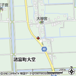 佐賀県佐賀市諸富町大字大堂1898周辺の地図