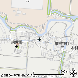 福岡県久留米市城島町西青木700-1周辺の地図