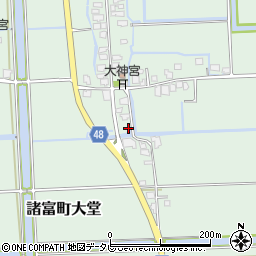 佐賀県佐賀市諸富町大字大堂1876周辺の地図