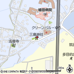 福岡県筑後市西牟田5979周辺の地図