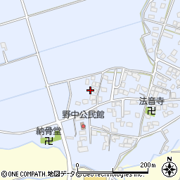 福岡県筑後市西牟田5908周辺の地図