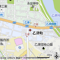 大分県大分市乙津町8-2周辺の地図