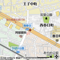 西春日町周辺の地図