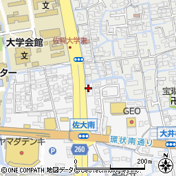 佐賀共栄銀行佐賀西支店 ＡＴＭ周辺の地図