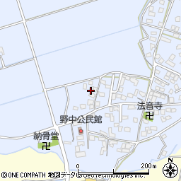 福岡県筑後市西牟田5907周辺の地図