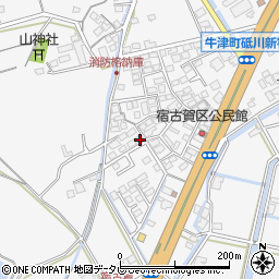 佐賀県小城市牛津町上砥川436-18周辺の地図