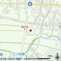 福岡県八女郡広川町久泉412-2周辺の地図