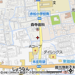 佐賀県佐賀市鬼丸町4-29周辺の地図