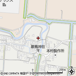 福岡県久留米市城島町西青木730周辺の地図