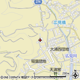 愛媛県宇和島市大浦1729周辺の地図