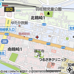 豊和銀行鶴崎支店周辺の地図