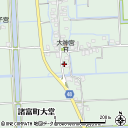 佐賀県佐賀市諸富町大字大堂1877周辺の地図