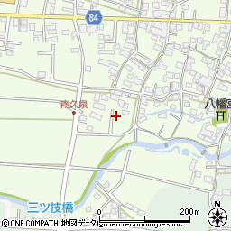 福岡県八女郡広川町久泉402周辺の地図